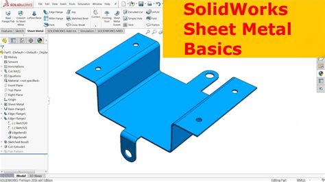 designing sheet metal parts solidworks|SolidWorks sheet metal download.